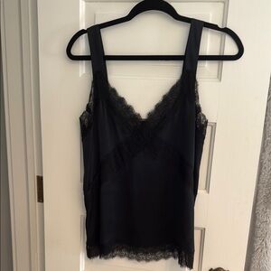 Cami NYC Black Lace Trim Camisole